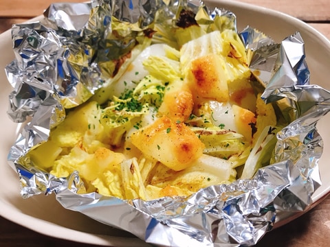 トースターで簡単!白菜チーズ焼き